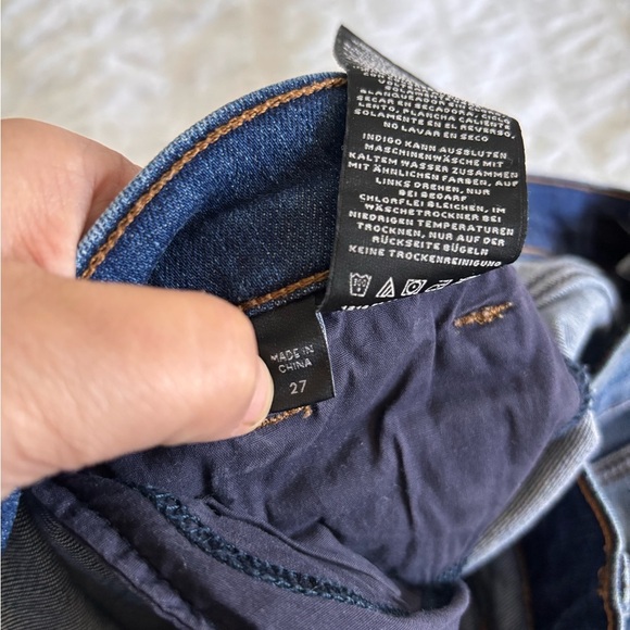 J Brand Blue Skinny Distressed Jeans - Picture 4 of 8